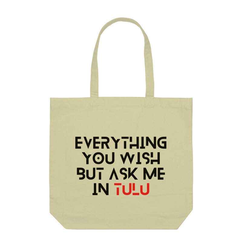 Ask me in Tulu -  Tote Bags