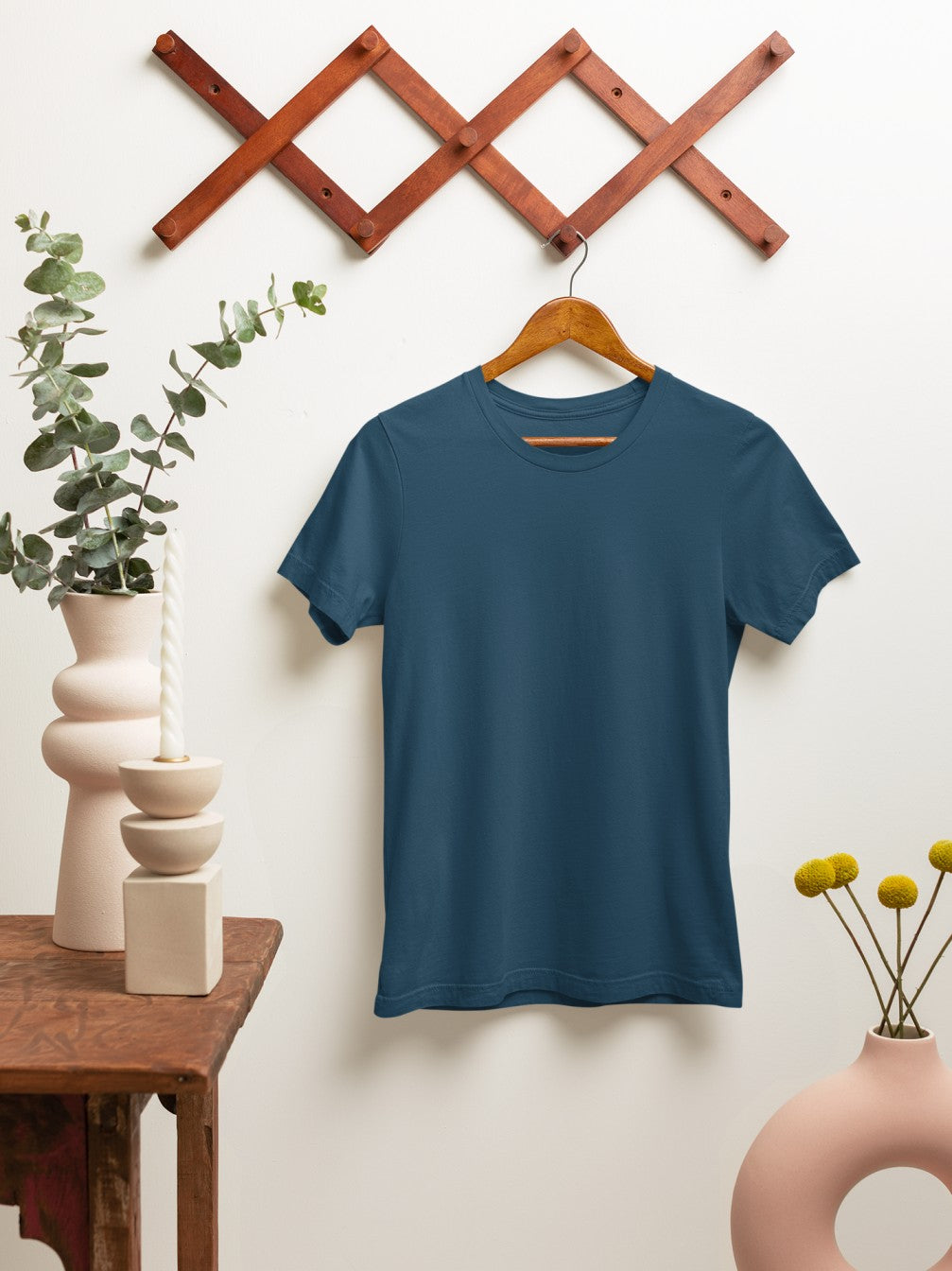 Navy Blue Plain Tshirt - Tshirt